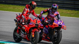 Enfrentan a Bagnaia con Jorge Martín