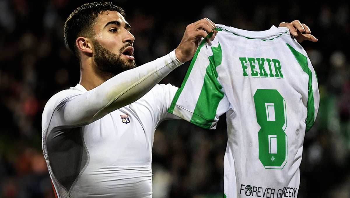 El Betis usa el comodín de Nabil Fekir para generar ambiente ante el Olympique de Lyon