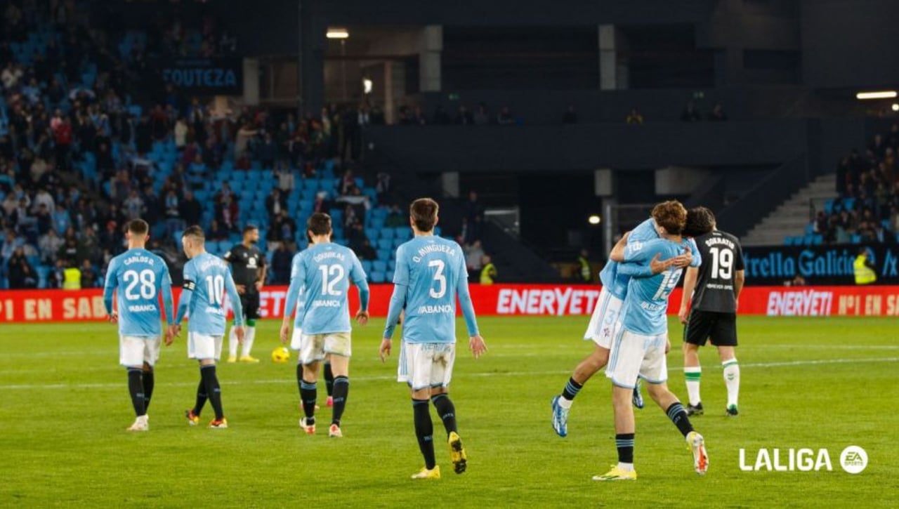 Celta 2-1 Betis: Carbón, y del negro, por anticipado en Balaídos