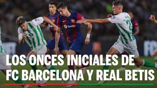 Alineaciones Barça - Betis: Alineación posible de FC Barcelona y Real Betis para el partido de LaLiga EA Sports 24/25