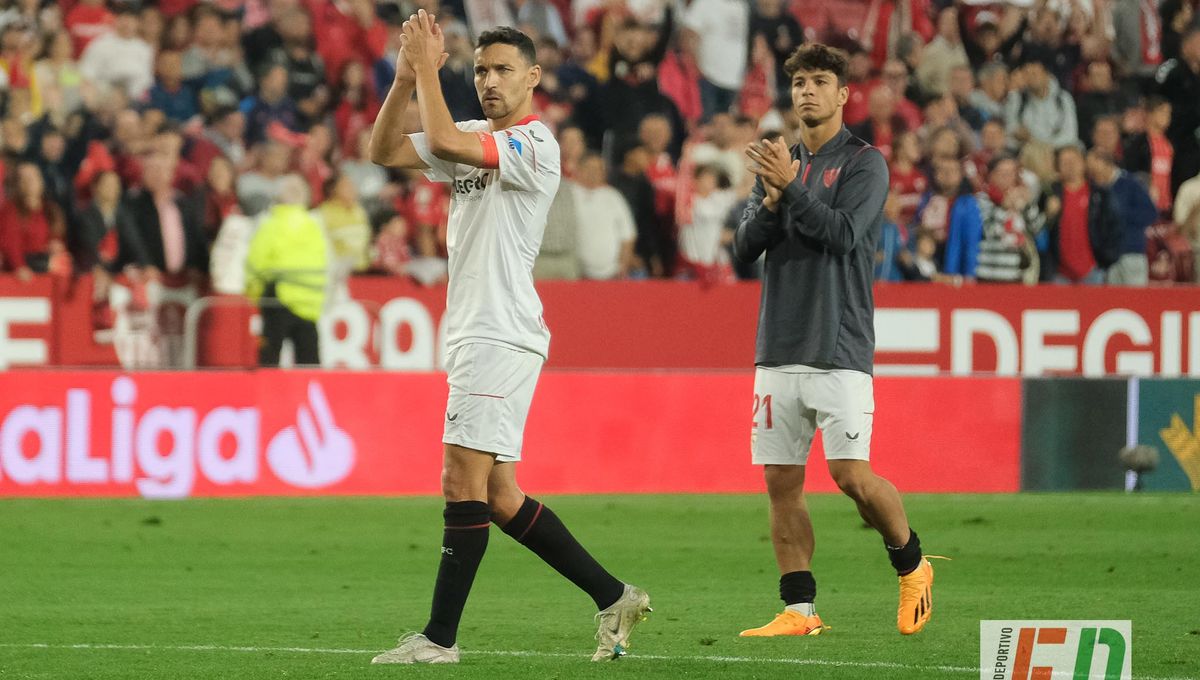 Jesús Navas alcanza los 650 partidos oficiales con el Sevilla 