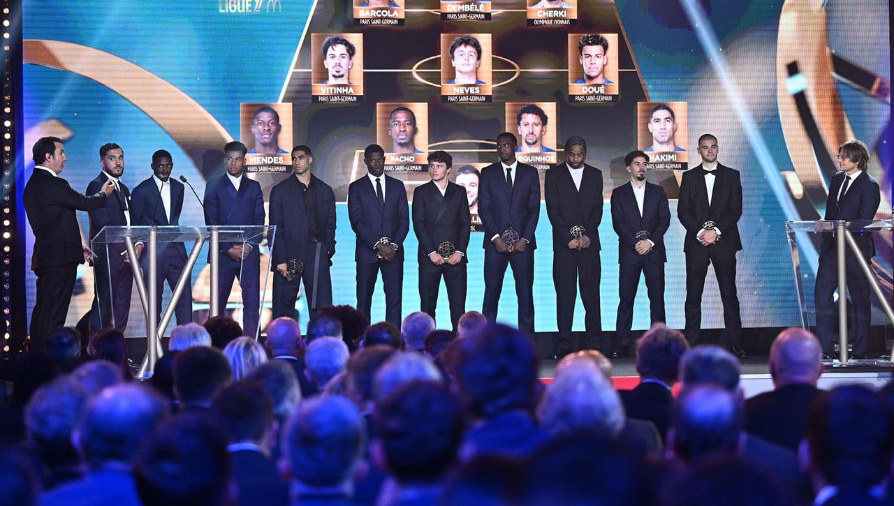 El PSG de Luis Enrique reina en los Premios UNFP