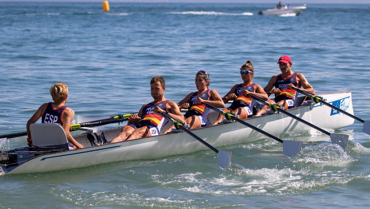Diez andaluces en busca de medallas en el campeonato del mundo de remo beach sprint
