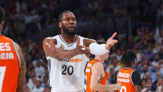 Bruno Fernando manda un claro mensaje al Real Madrid a su llegada a Belgrado