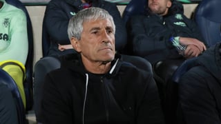 Pésimas noticias para Setién: sin pólvora en el peor momento