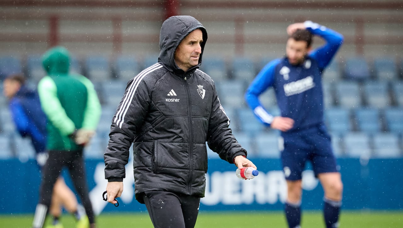 Jagoba Arrasate, con ganas de olvidar su adiós a Osasuna