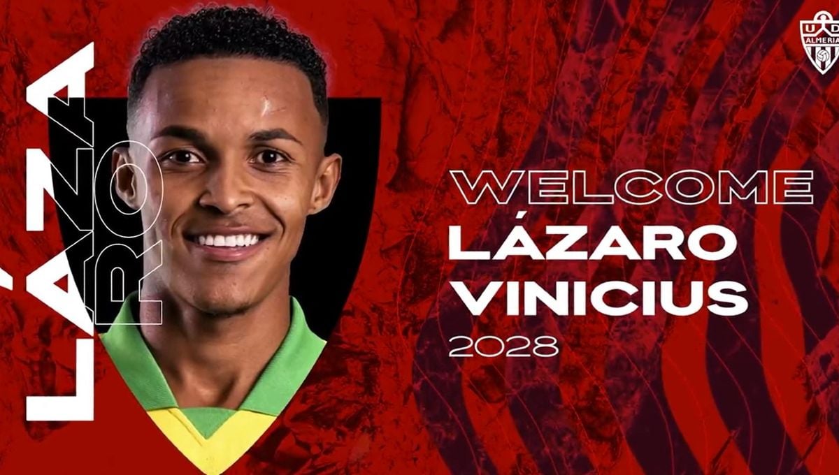 Oficial: Lázaro Vinicius cierra una frenética jornada para el Almería