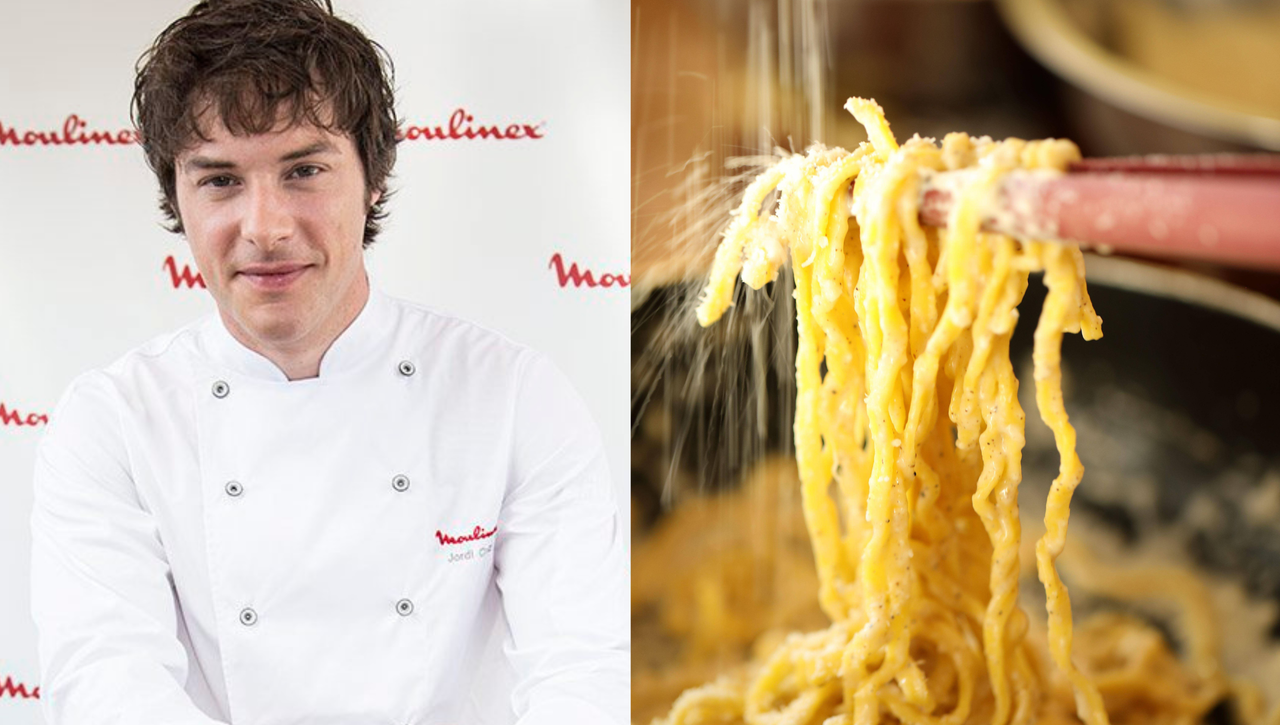 Jordi Cruz, jurado de MasterChef: ''En una buena pasta carbonara no puede faltar el Pecorino romano''