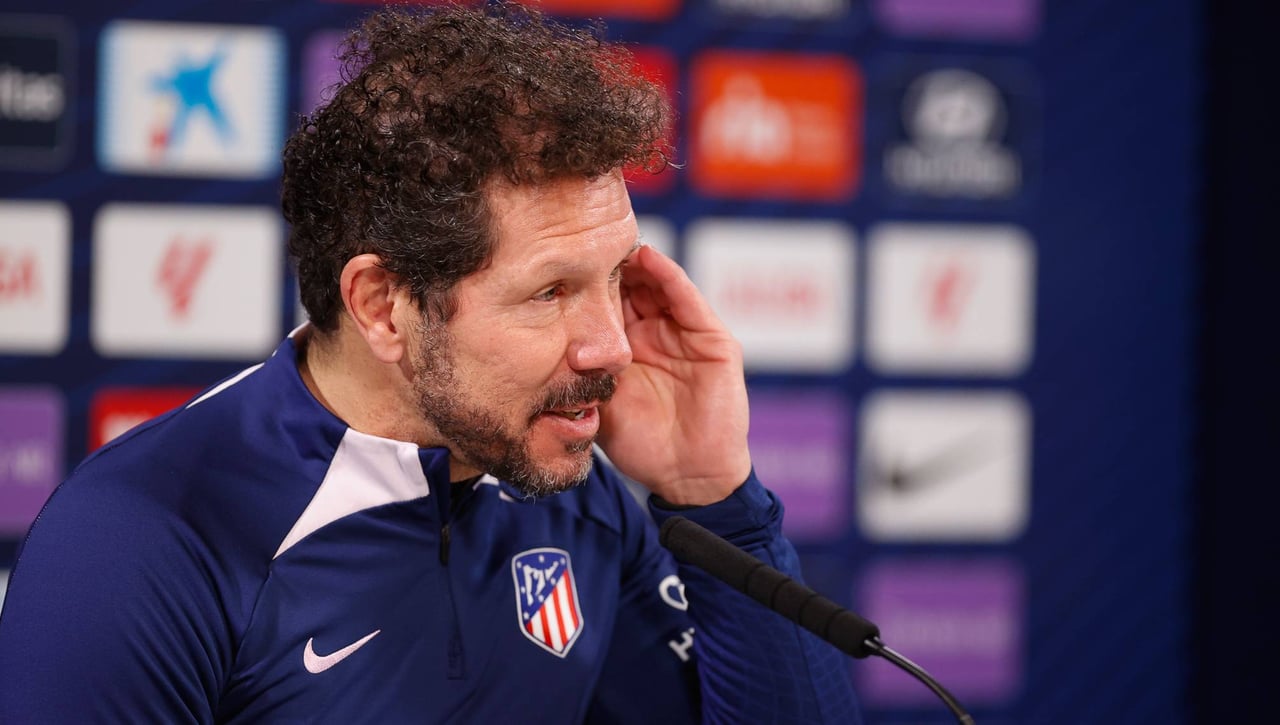 La advertencia de Simeone antes de la visita del Atlético de Madrid al Sevilla 