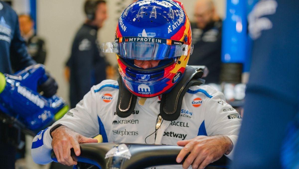 Carlos Sainz se sale con su Williams