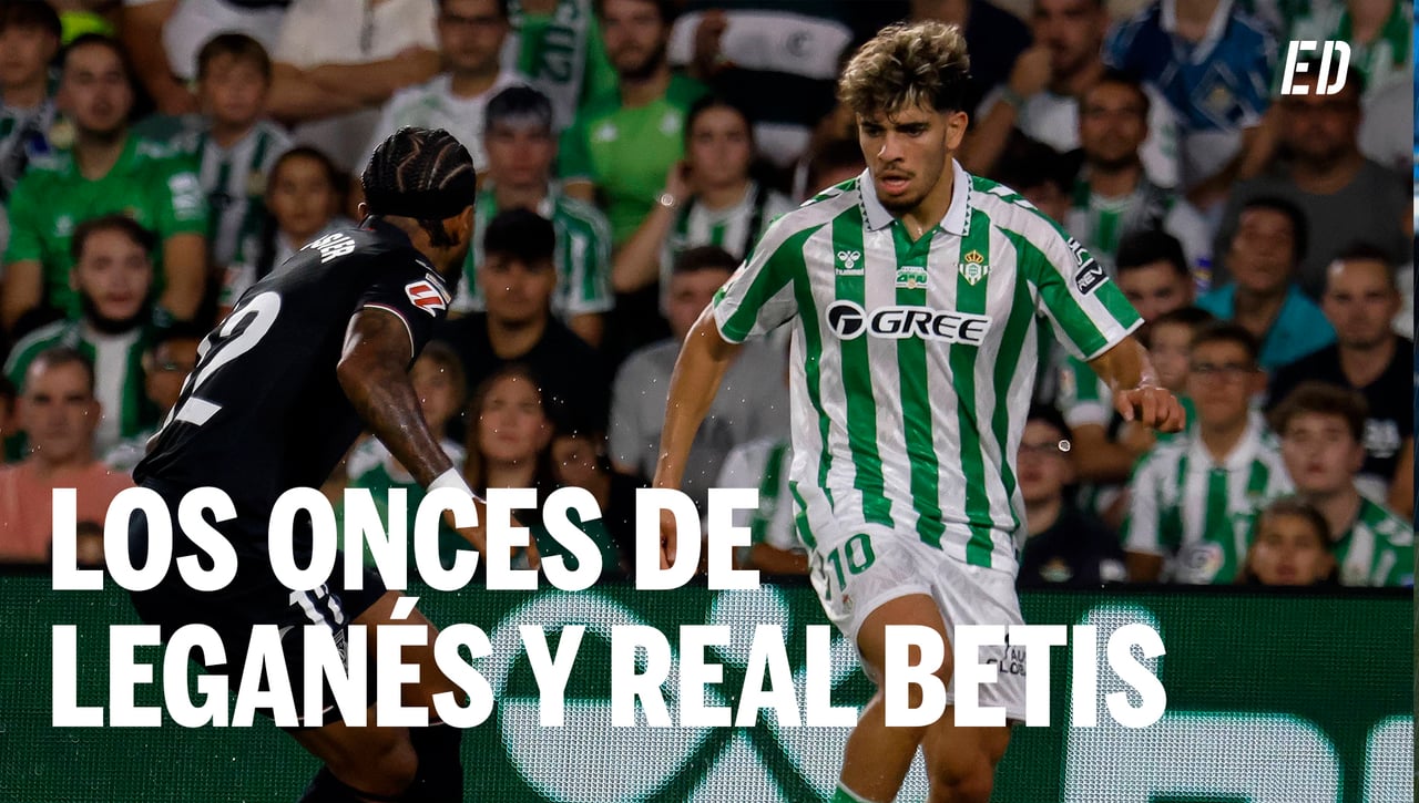 Alineaciones Leganés - Betis: Alineación confirmada de Leganés y Real Betis en la jornada 28ª de LaLiga EA Sports