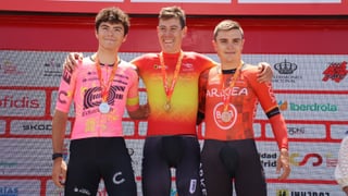 Salta la sorpresa en Campeonato de España de contrarreloj y el Movistar se queda sin premio