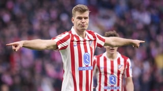Sorloth, delantero del Atlético de Madrid, deja claro su futuro por si había dudas: "Estoy muy feliz en el Atlético y lo demuestro en el campo"