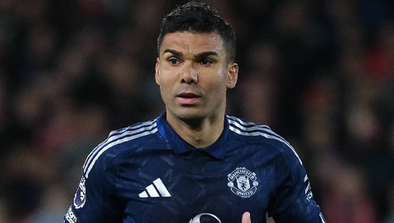Casemiro oficializa su récord en el Manchester United con 11 entradas exitosas en un partido