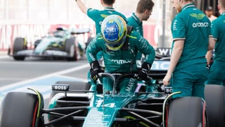 Un nuevo problema en el Aston Martin de Fernando Alonso