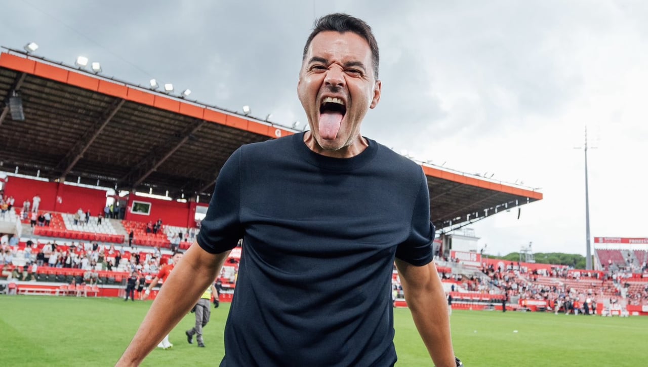 Míchel está "ilusionado" con su Girona pero pensando en la permanencia