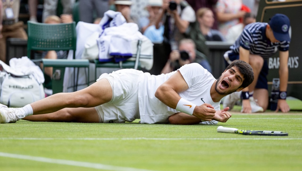 El dato sobre Alcaraz y Wimbledon que te hará 'explotar' la cabeza