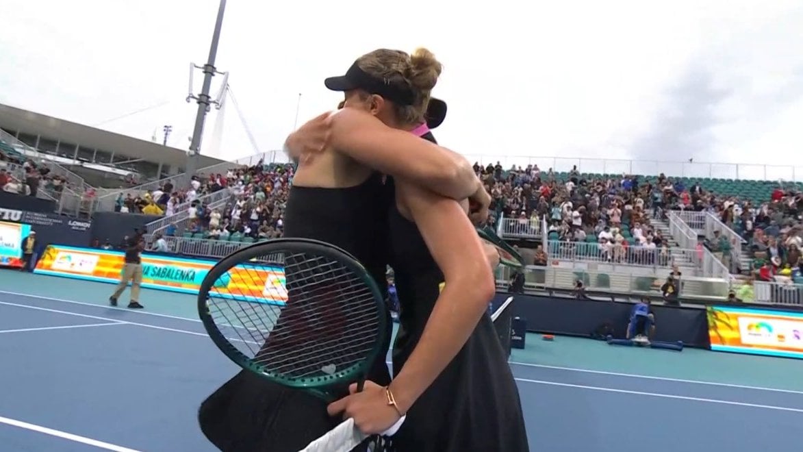 La emoción reinó entre Sabalenka y Badosa