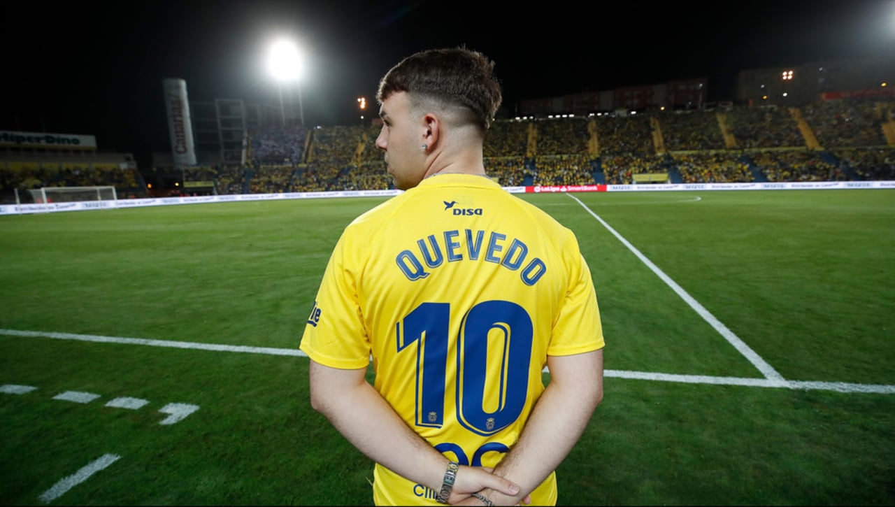 El 'reto' de Quevedo a C Tangana con un nuevo himno para la UD Las Palmas