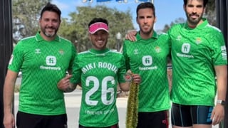 La eterna promesa de Miki Roqué a Chamba, el ‘Ironman’ del Betis 