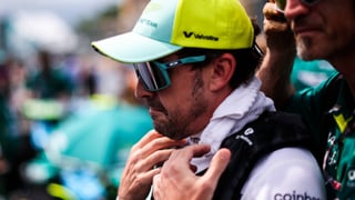 Fernando Alonso, de luto
