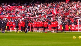 Cuatro bajas confirmadas en el Sevilla en la fiesta del Sánchez-Pizjuán para preparar el derbi