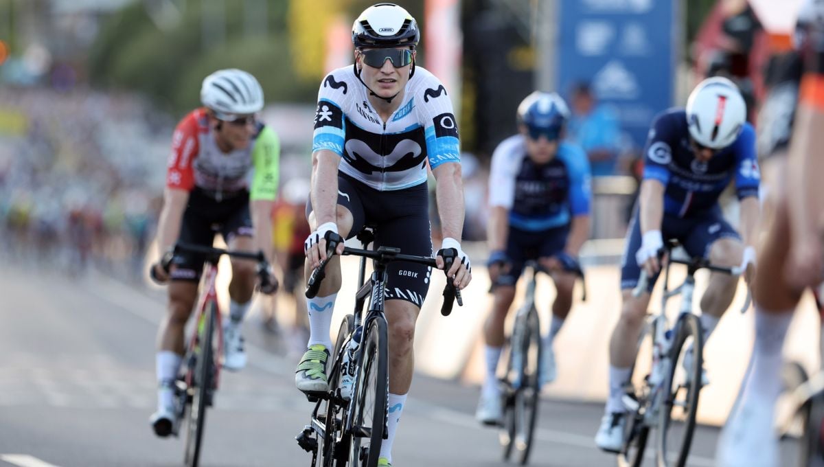 La caída de Manlio Moro, lo único negativo del Movistar Team