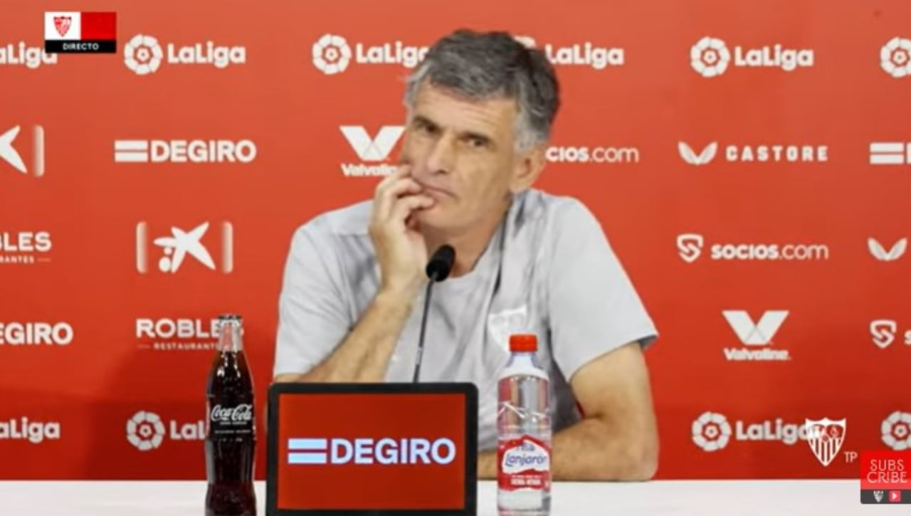 Mendilibar, el derbi Sevilla-Betis para un vasco y sus halagos a Joaquín
