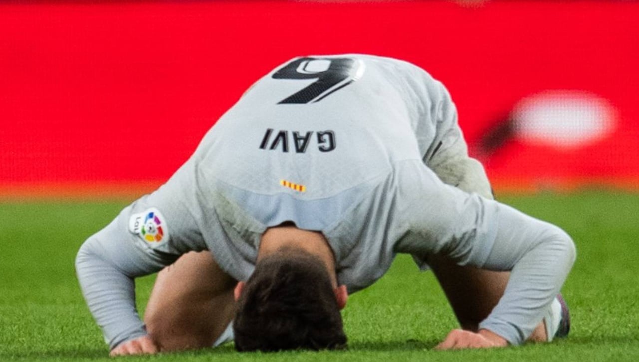 Gavi, de héroe en San Mamés a volver al filial del Barcelona