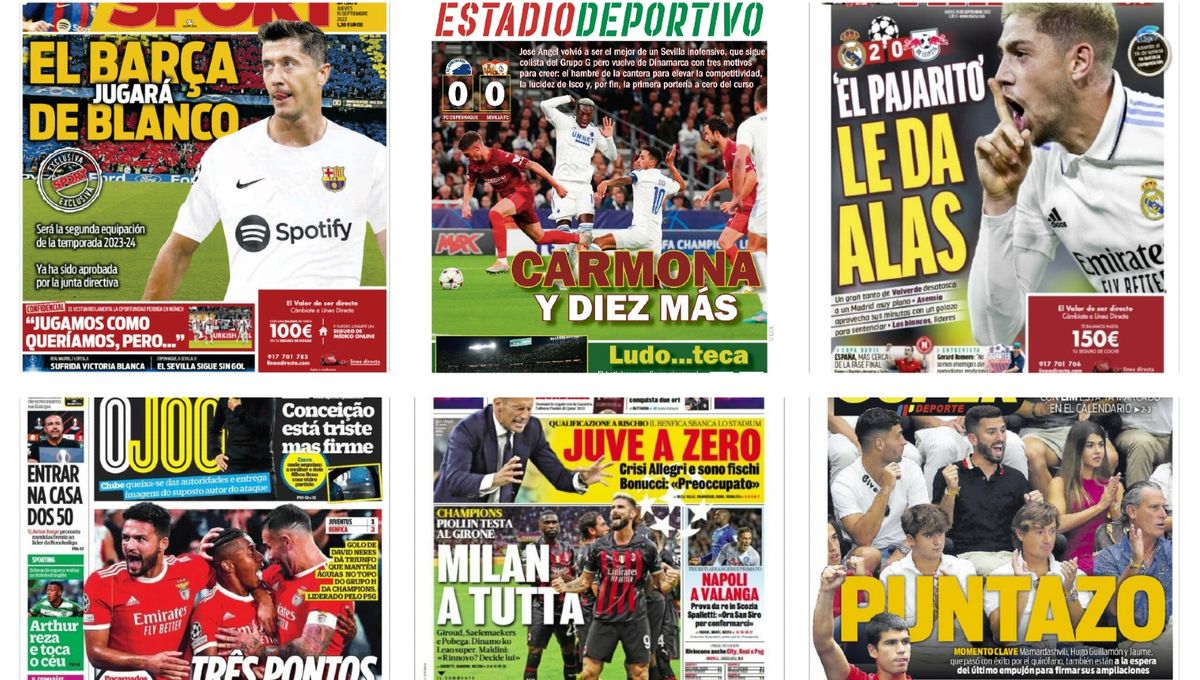 El debate en el Sevilla, la ilusión del Betis, Valverde, Gavi... así vienen las portadas