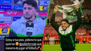 Hasta Isco se rinde a Fornals: "A tus pies... Pídeme lo que quieras"