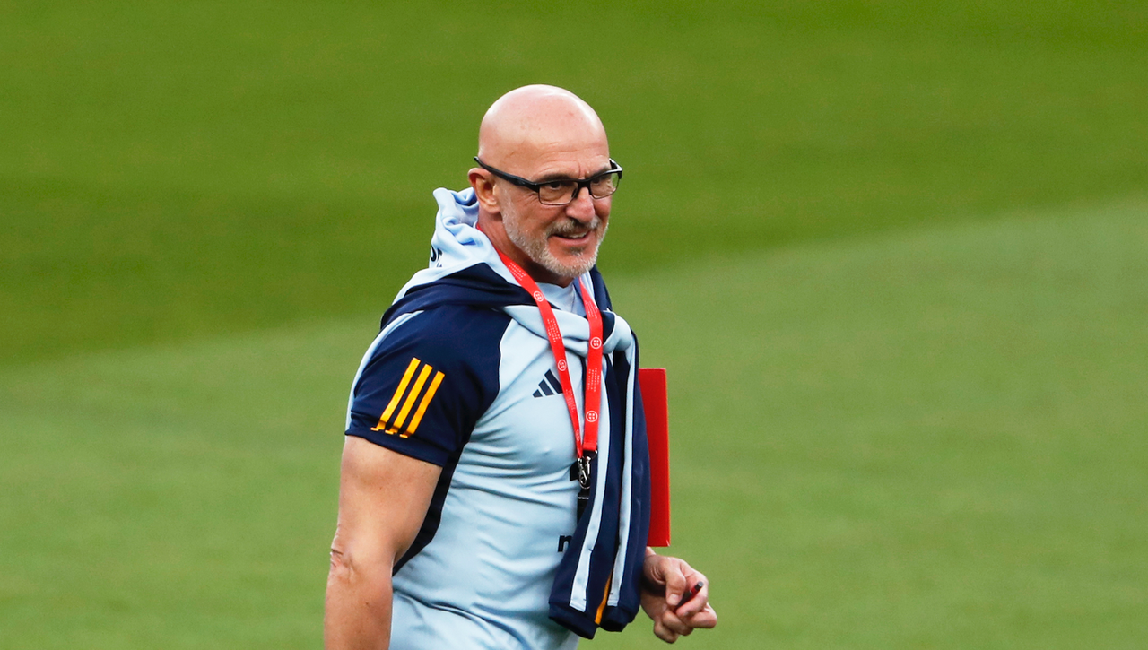 Luis de la Fuente, pendiente del Athletic