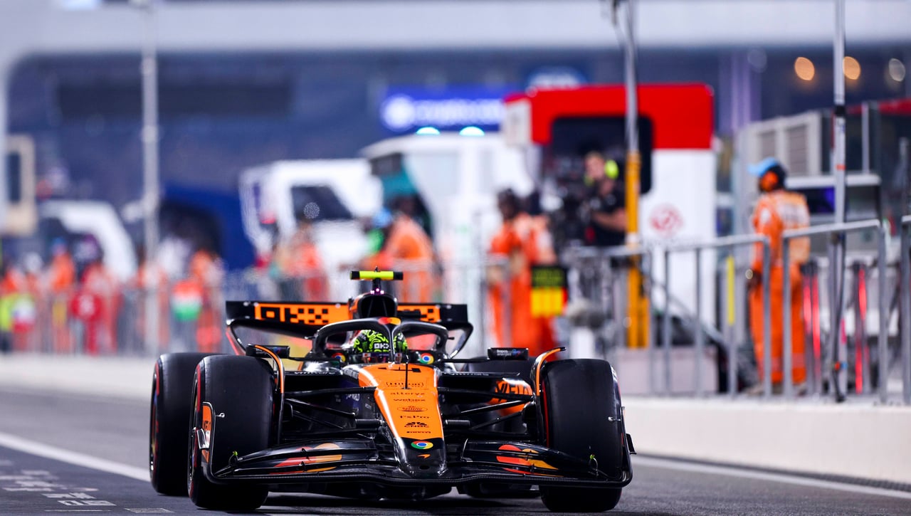 Lando Norris fastidia la despedida de Carlos Sainz en Abu Dhabi