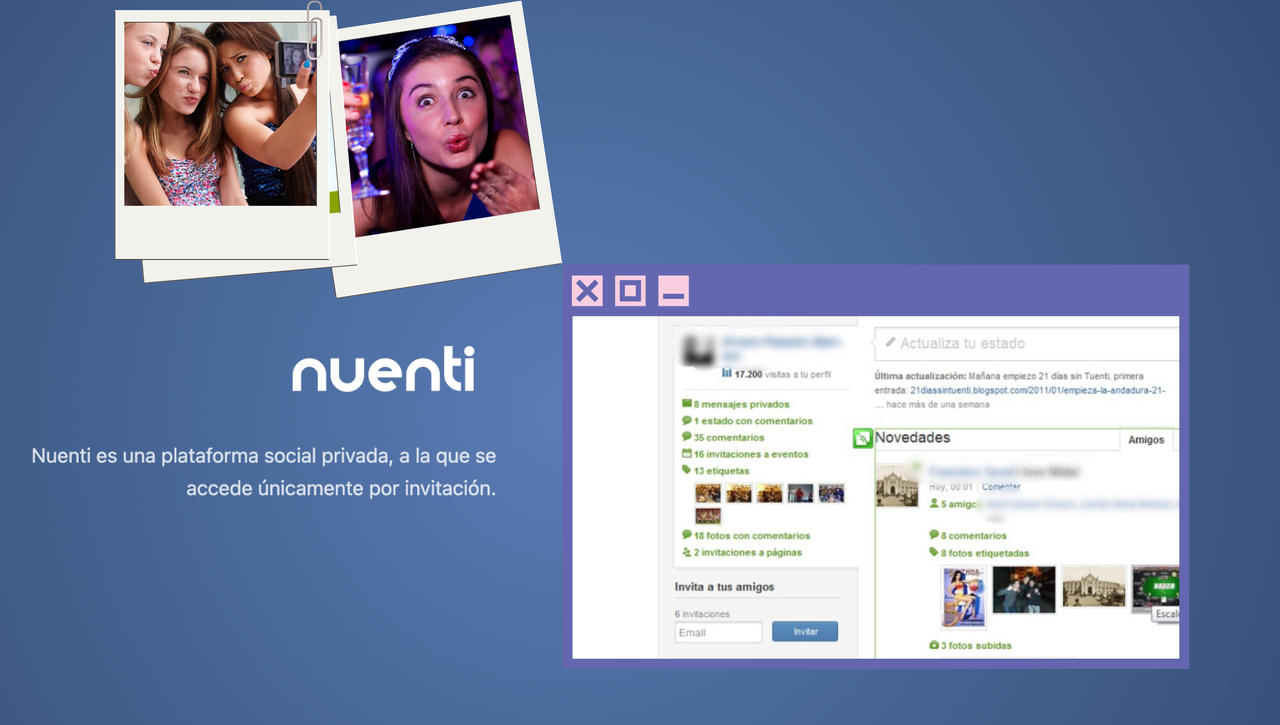 'Nuenti': Vuelve la red social española que fue testigo de tus primeras fotos en el espejo