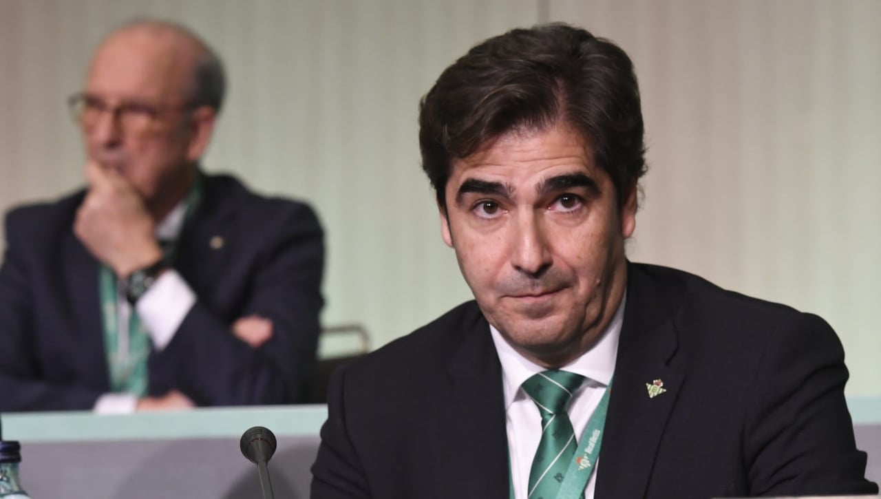 Ángel Haro, orgulloso con el Betis por evitar lo que hubiera sido un gran error