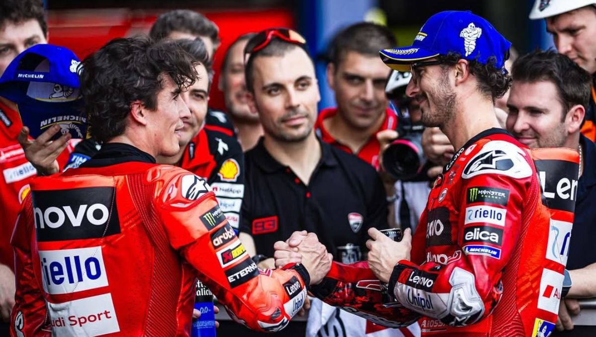 Di Giannantonio revela un problema de Ducati: "La moto quemaba."