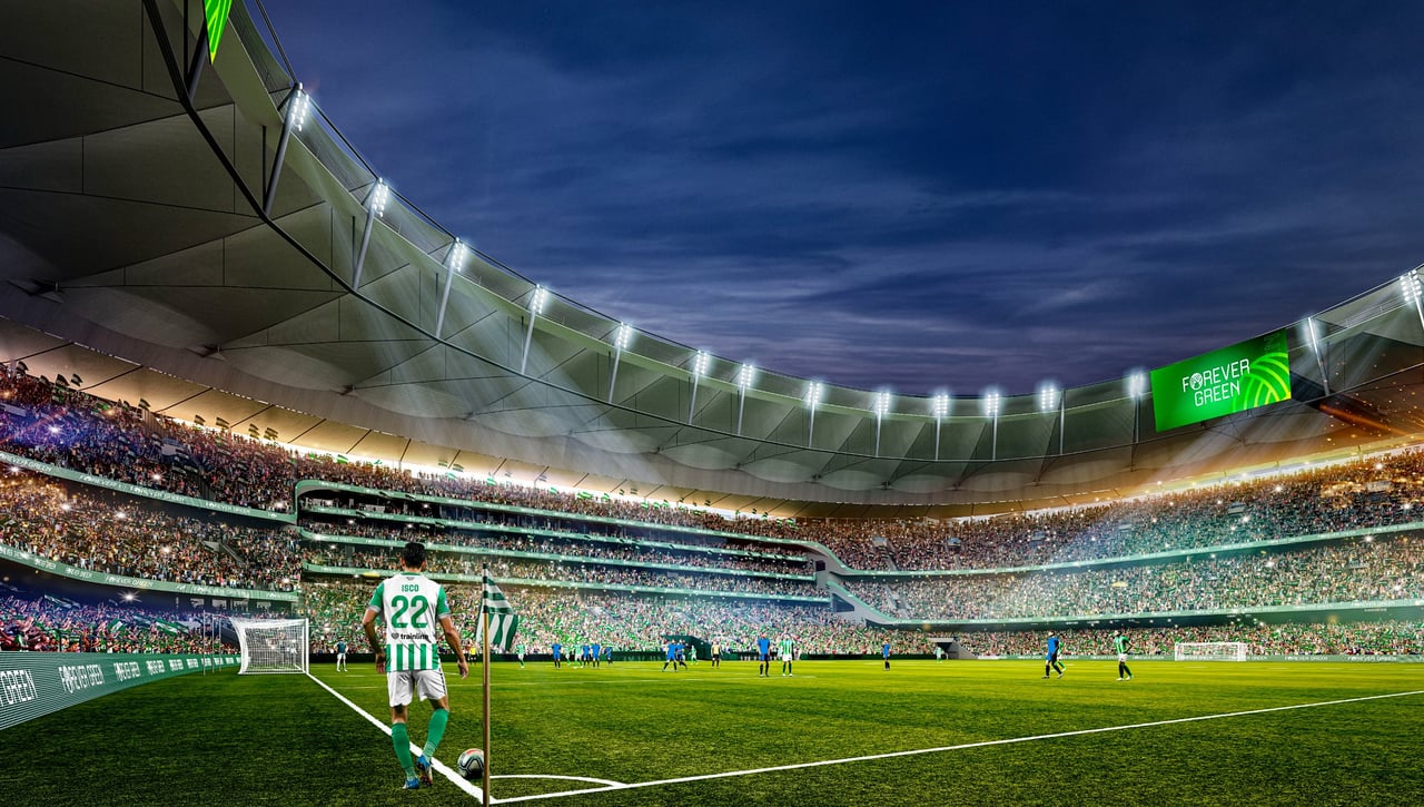 Así será el nuevo estadio del Betis: el club muestra imágenes y ofrece nuevos detalles