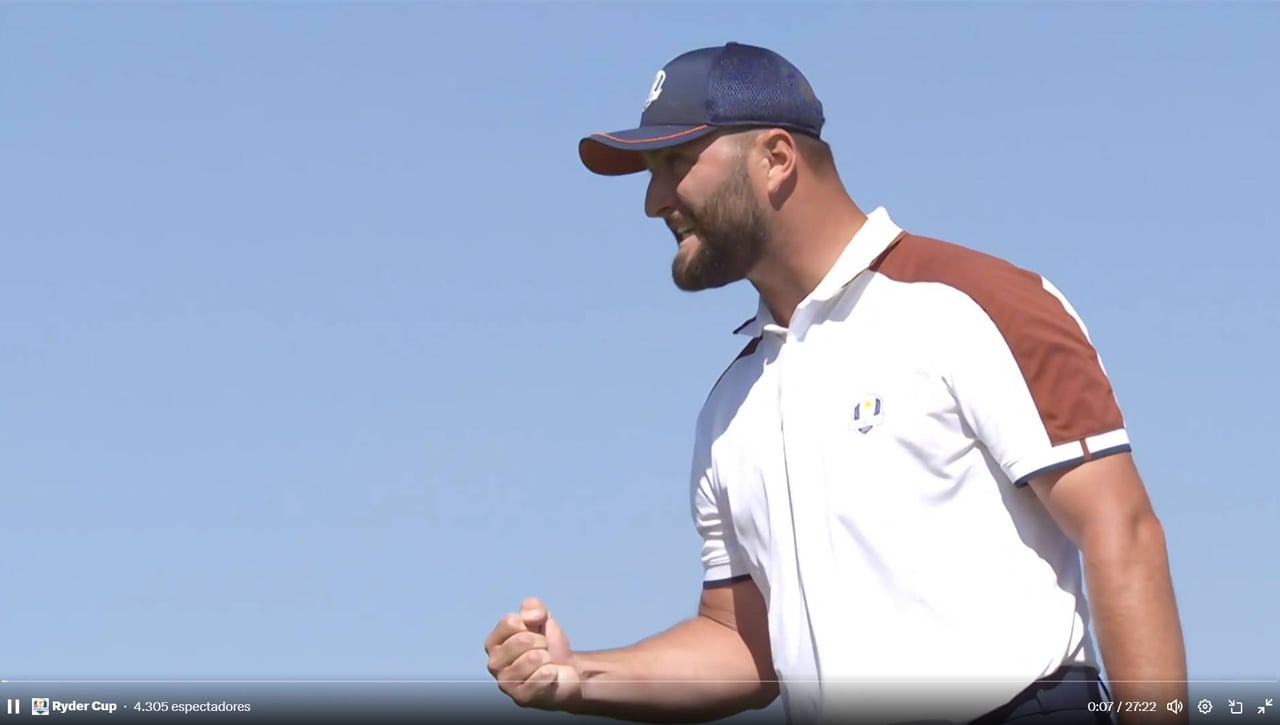 John Rahm responde a las críticas protagonizando 'palizas' en la Ryder Cup 2023