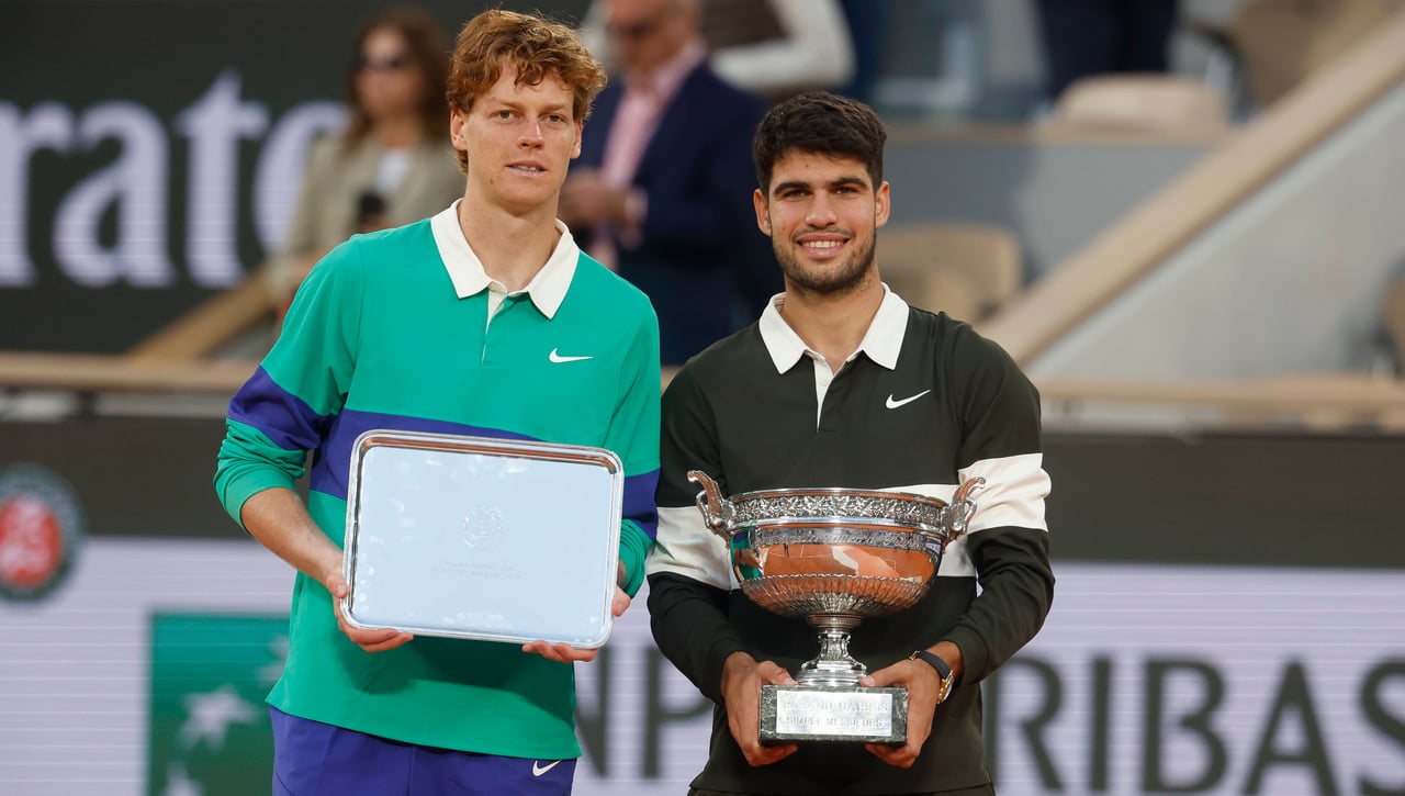 Carlos Alcaraz tiene a Sinner a tiro