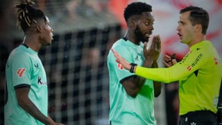 Iñaki Williams, Valverde y Unai Simón explotan tras el escándalo arbitral vivido ante el Mallorca