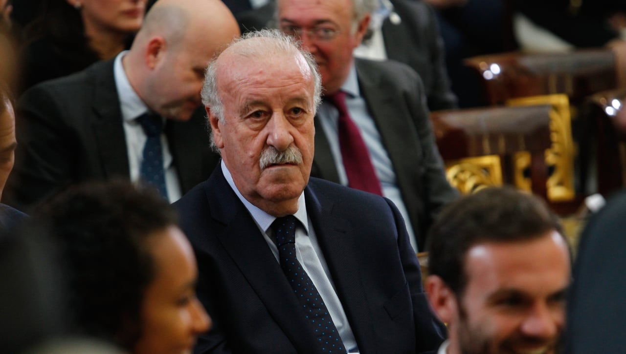 Silenciosa despedida para Vicente del Bosque