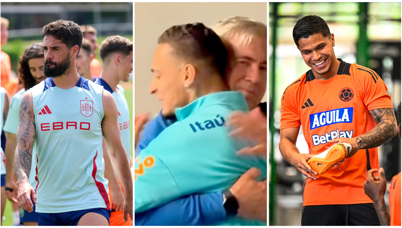 Antony, Isco y el 'Cucho': con los brazos abiertos