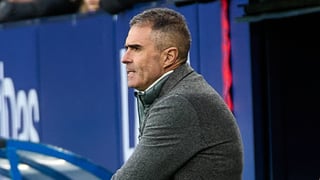 Garitano y la mala racha del Almería: "No es normal no haber ganado"