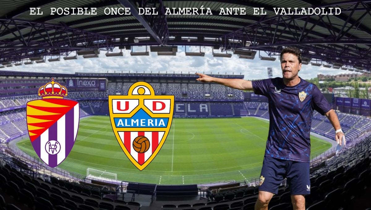 El posible once del Almería ante el Real Valladolid