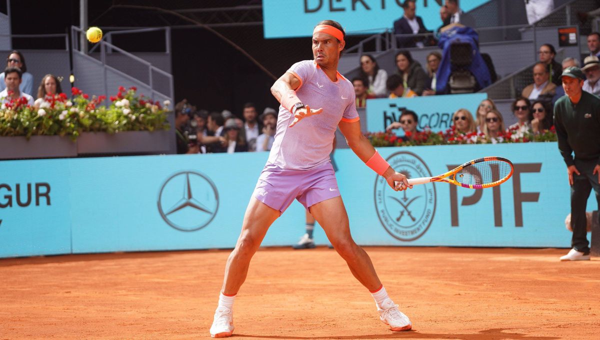 Nadal - Lehecka: horario, canal y dónde ver hoy en TV el partido de Rafa Nadal en el Mutua Madrid Open 2024