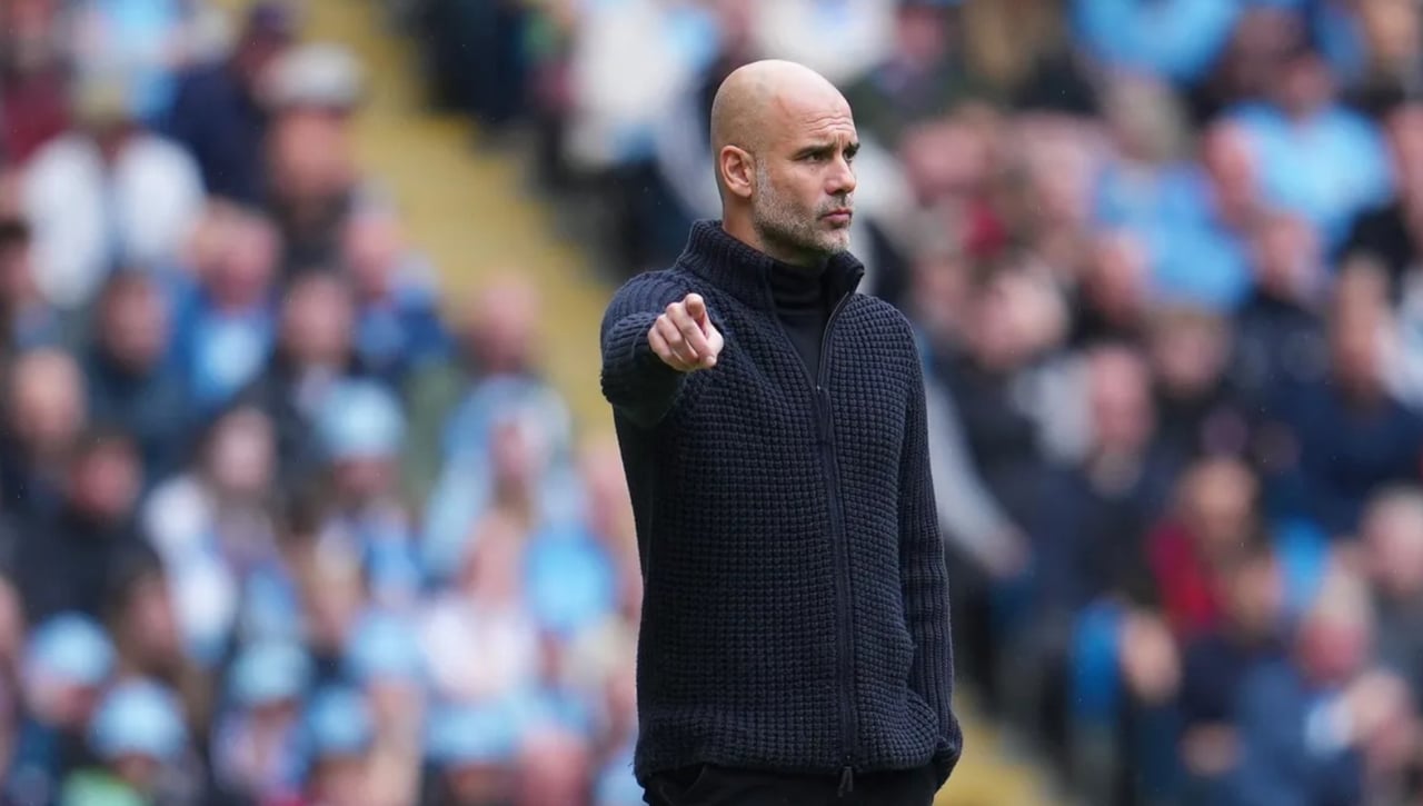 El monumental cabreo de Guardiola con Haaland en el Manchester City - Leeds
