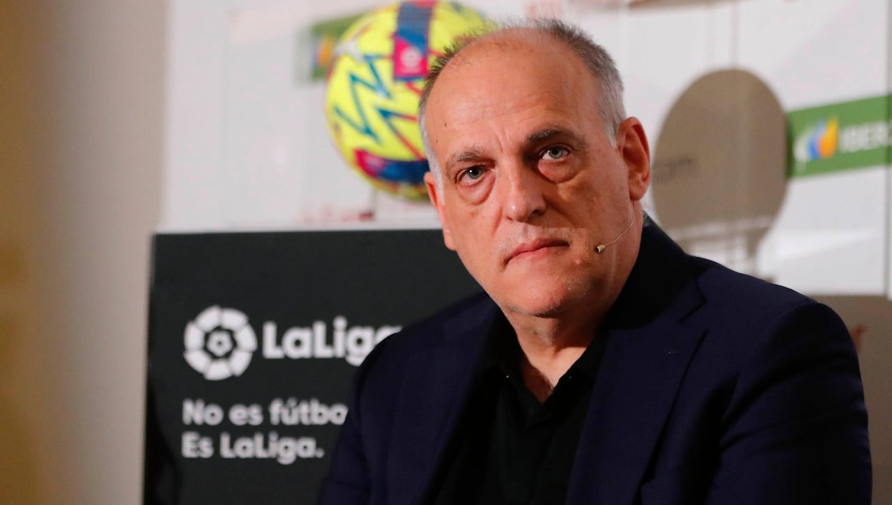 'Caso Negreira': Tebas dice lo que piensa sobre el argumento de Laporta