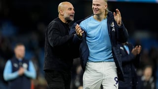 Guardiola, rendido a Haaland: "Está al nivel de Messi y Cristiano"