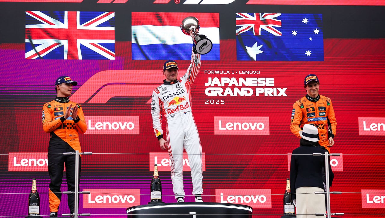 Así queda la clasificación del Mundial de F1 2025 tras el Gran Premio de Japón: Verstappen amenaza y Alonso y Sainz siguen KO