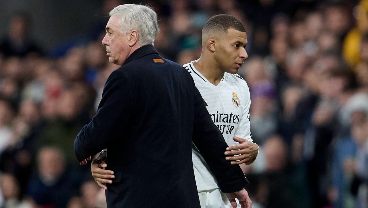 Ancelotti se rinde a Mbappé